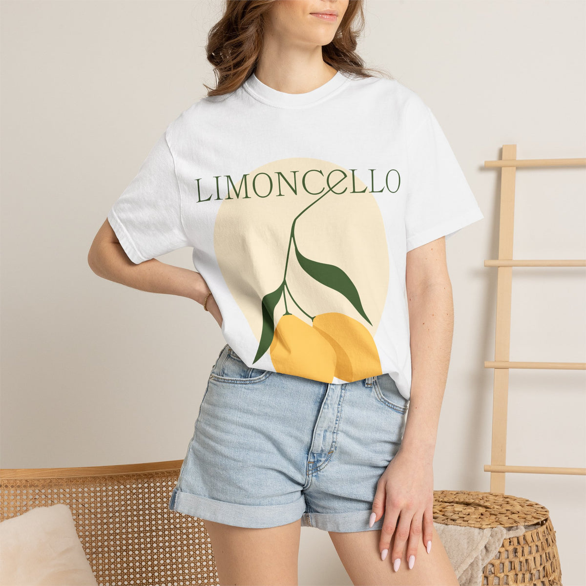 Limoncello Lemon Bicycle Graphic T-Shirt