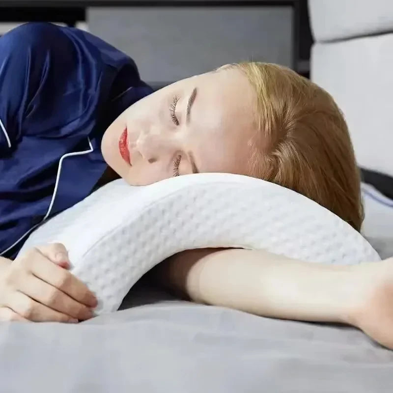 Ergonomic Memory Foam Neck Pillow