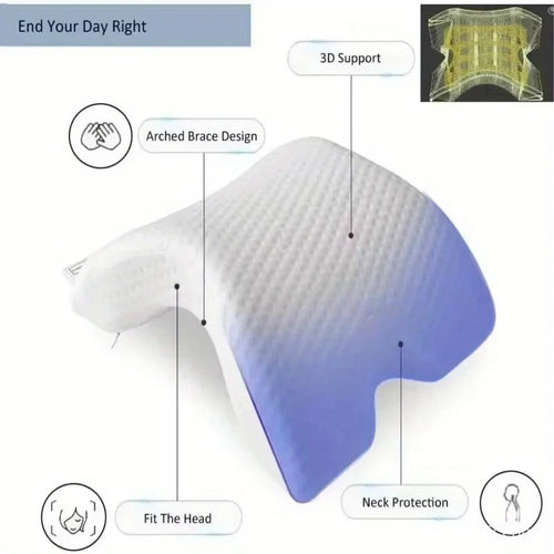 Ergonomic Memory Foam Neck Pillow