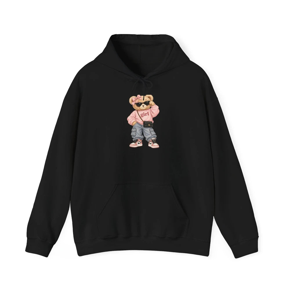 Dancing Bear Graphic Hoodie