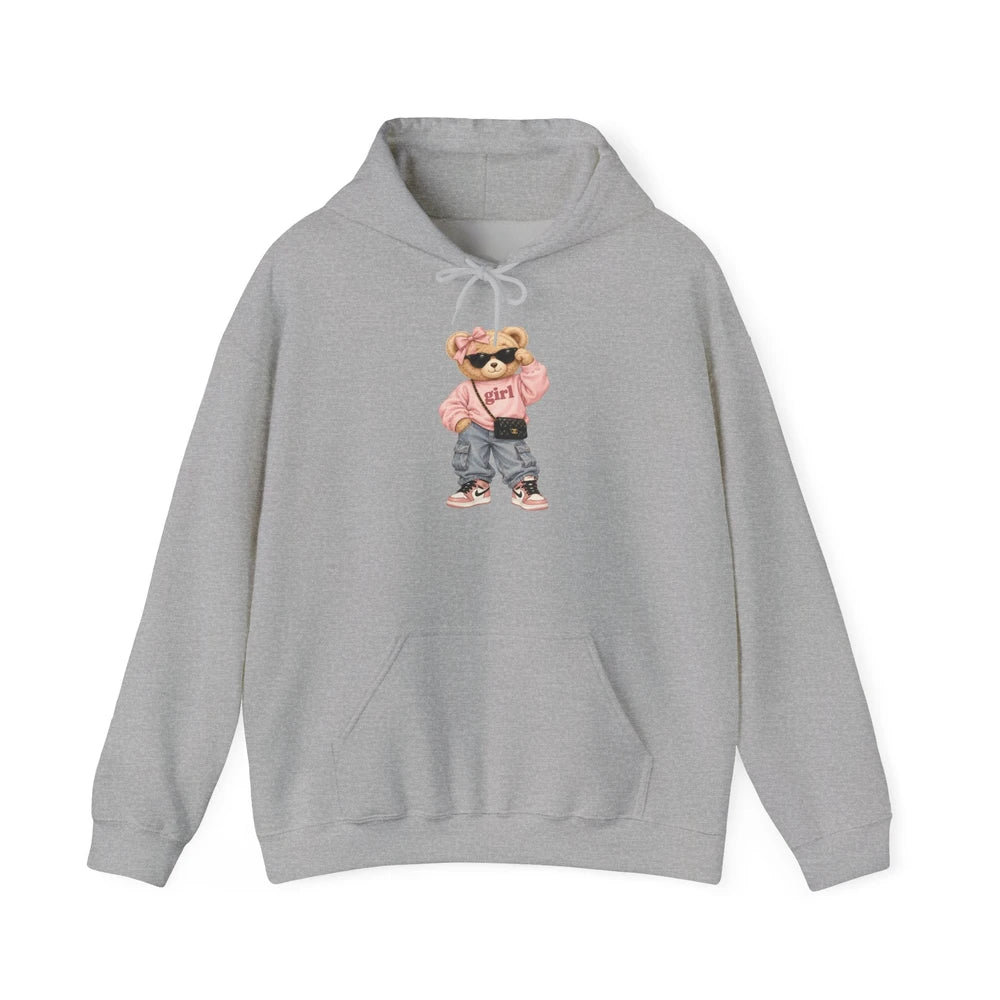 Dancing Bear Graphic Hoodie