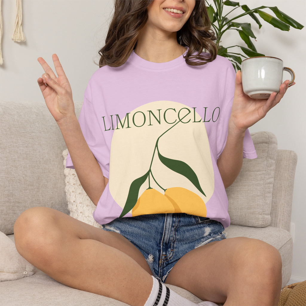 Limoncello Lemon Bicycle Graphic T-Shirt