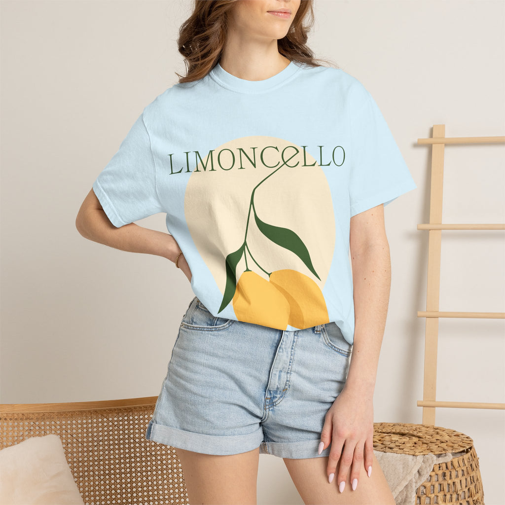 Limoncello Lemon Bicycle Graphic T-Shirt