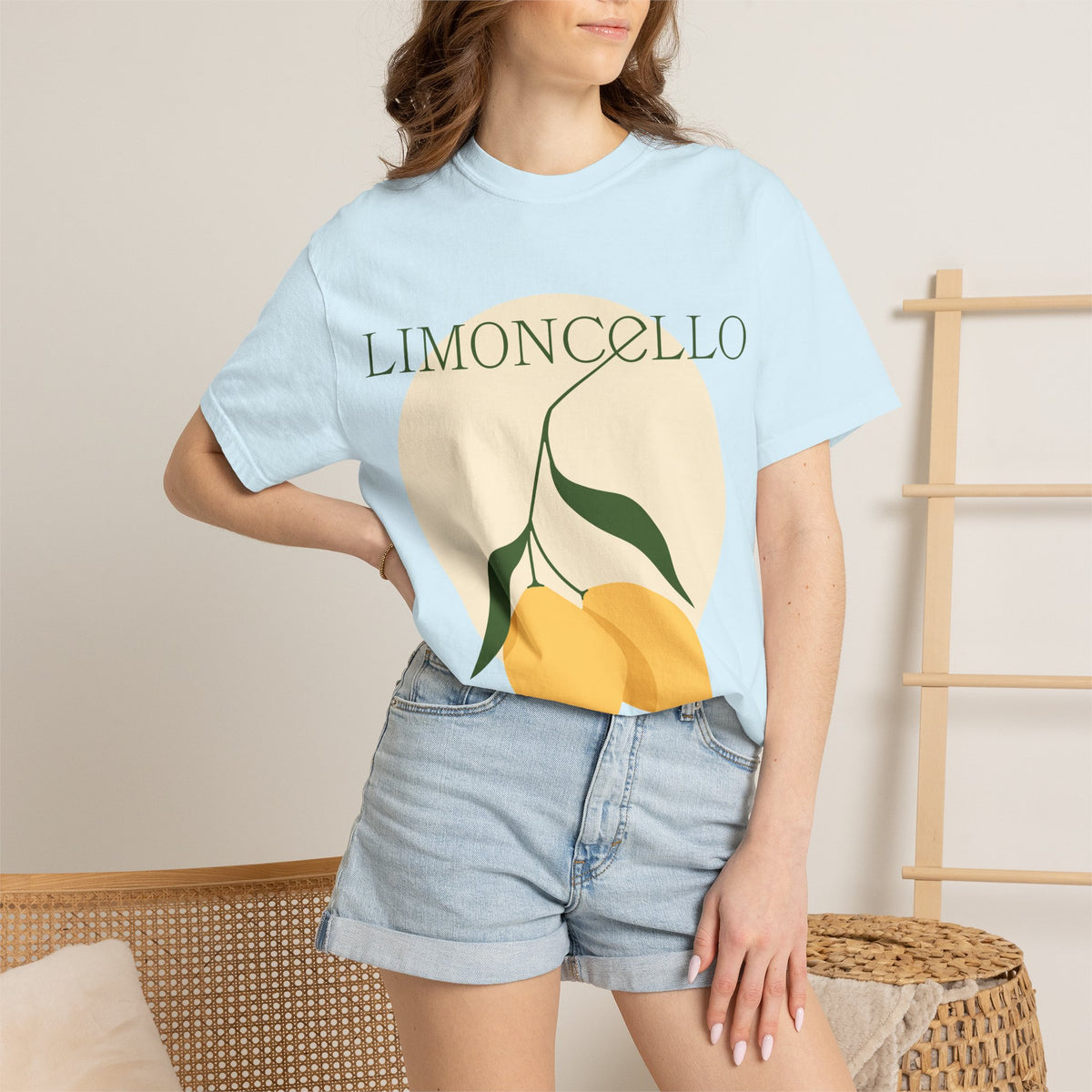 Limoncello Lemon Bicycle Graphic T-Shirt