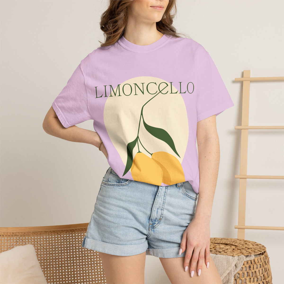 Limoncello Lemon Bicycle Graphic T-Shirt